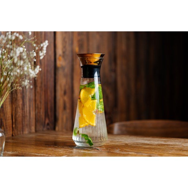 Caraffa in vetro 900 ml Mia – Vialli Design-image-2