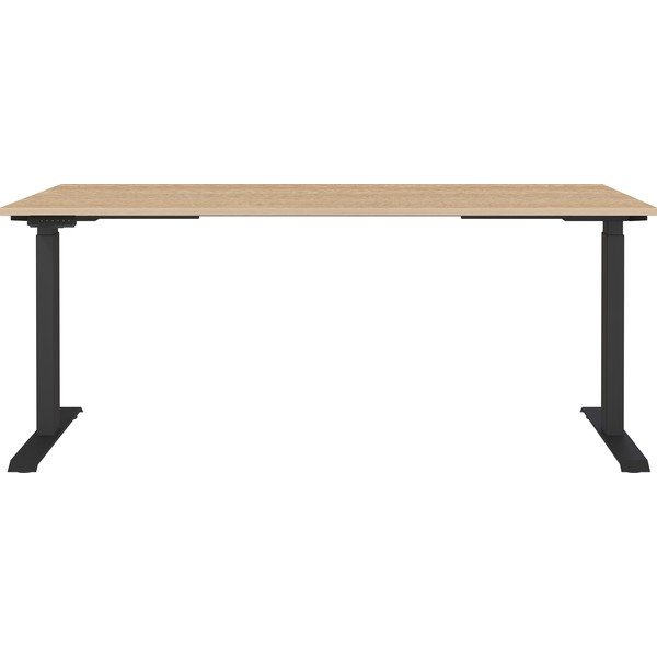 Scrivania regolabile con piano effetto rovere con altezza regolabile elettricamente 80x180 cm Lissabon – Germania