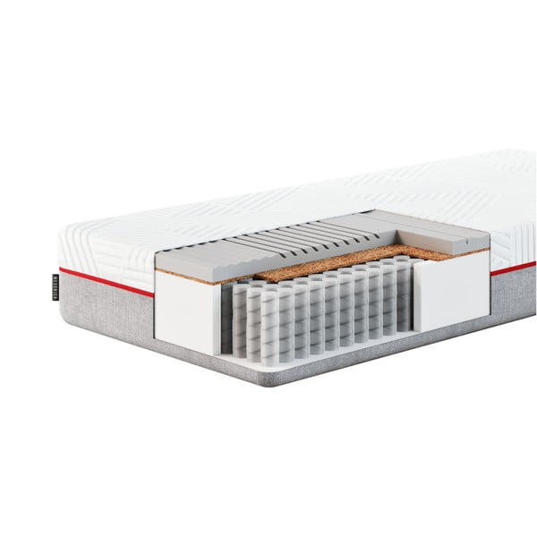 Materasso a molle dure 120x200 cm Rosso - MESONICA-image-2