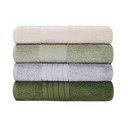 Set di 4 asciugamani da bagno in cotone, 70 x 140 cm Firenze - Bonami Selection