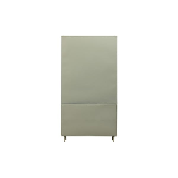 Vetrina in metallo grigio chiaro 110x210 cm Unlock - BePureHome-image-4