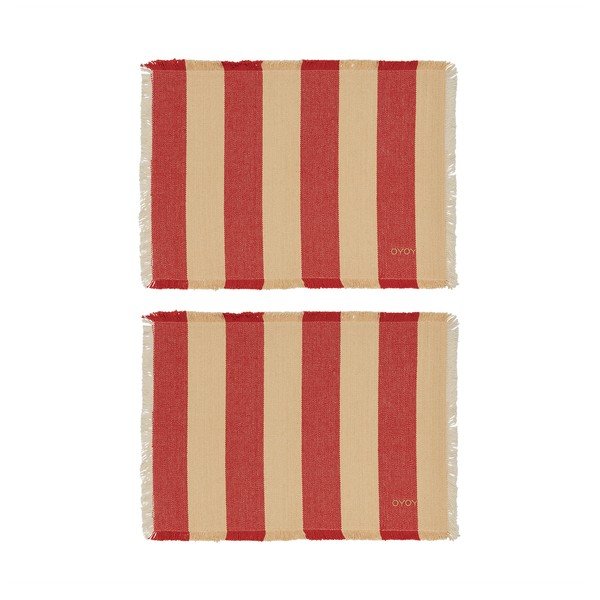 Tovagliette in set in cotone organico 2 pz 36x48 cm Toppu – OYOY Living Design