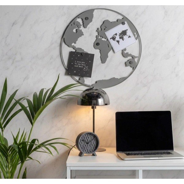 Bacheca magnetica World Map - PT LIVING-image-1