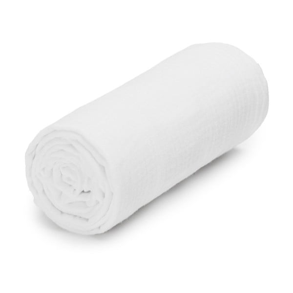 Asciugamano per bambini in mussola bianca 120x120 cm - T-TOMI