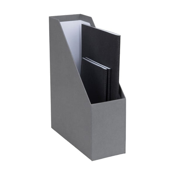 Organizzatore di documenti grigio Viktoria - Bigso Box of Sweden-image-3