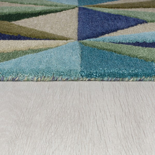 Tappeto in lana blu 120x170 cm Reverie - Flair Rugs-image-3