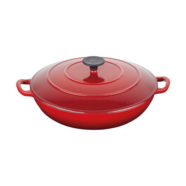 Litinová pánev Master Class Red, 30.5 cm