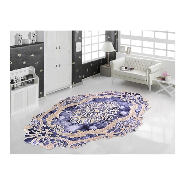 Odolný koberec Vitaus Huniyo Lacivert, 80 x 150 cm