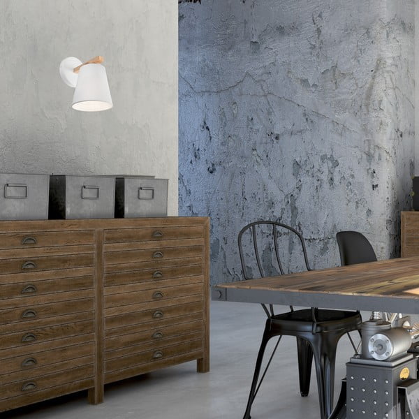 Lampada da parete bianca ø 15 cm Ellie - LAMKUR-image-2