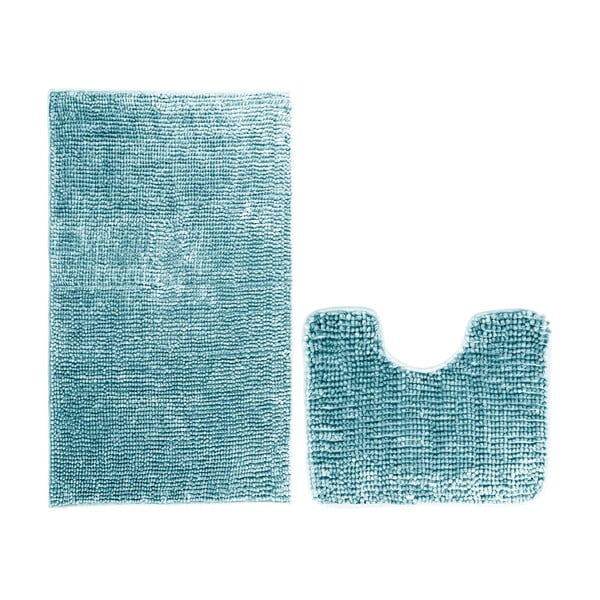 Set di 2 tappetini da bagno blu Bati - AmeliaHome