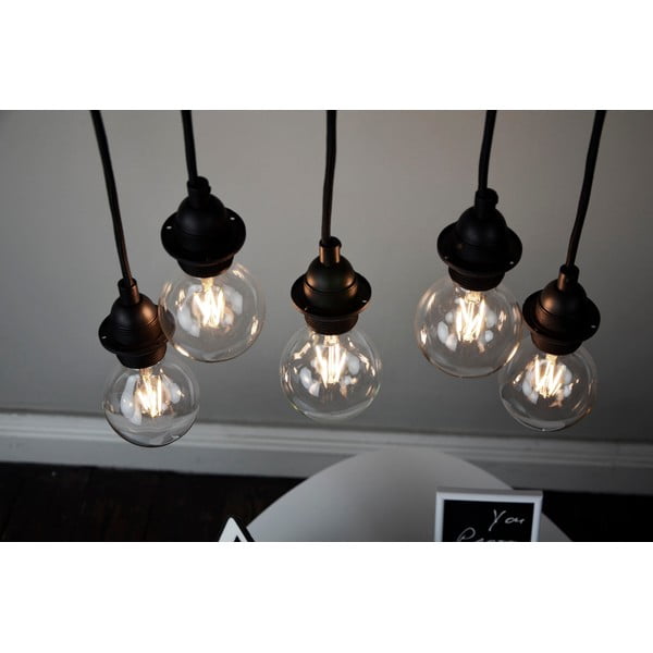 Lampada a sospensione nera ø 4 cm Uno Plus - Sotto Luce-image-2