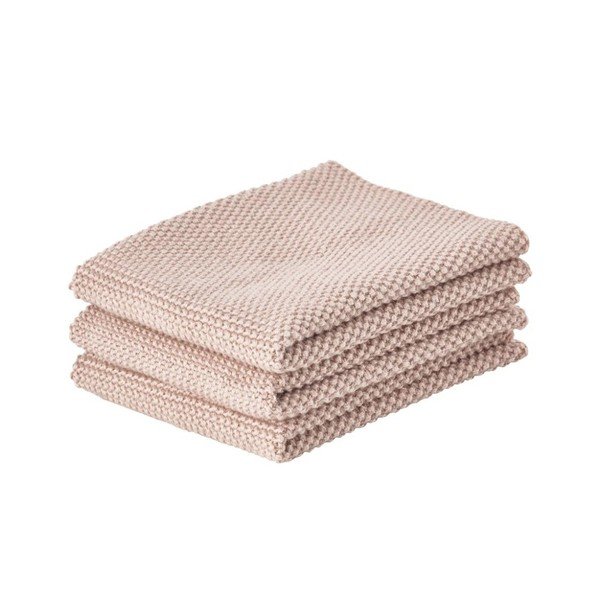 Set di 3 asciugamani in cotone 27x27 cm - Zone-image-1