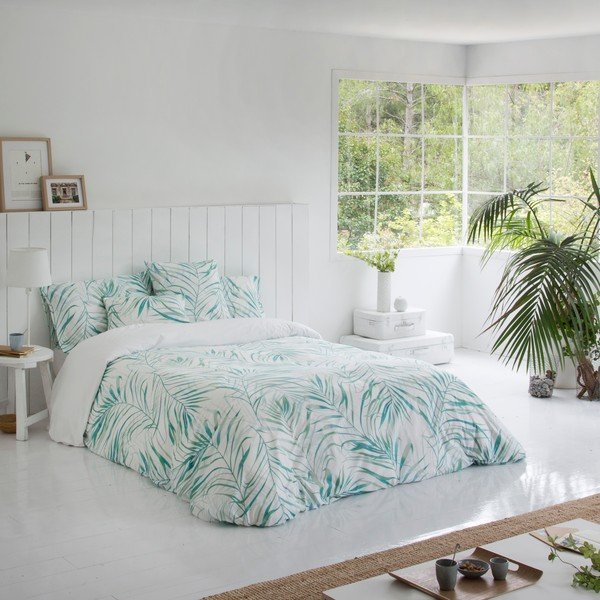 Set di 2 federe in cotone, 50 x 75 cm Baker Aqua - Marghett-image-4