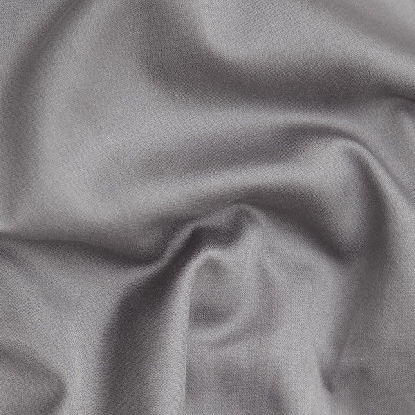 Biancheria da letto singola in cotone sateen grigio scuro 140x200 cm - Mijolnir-image-2