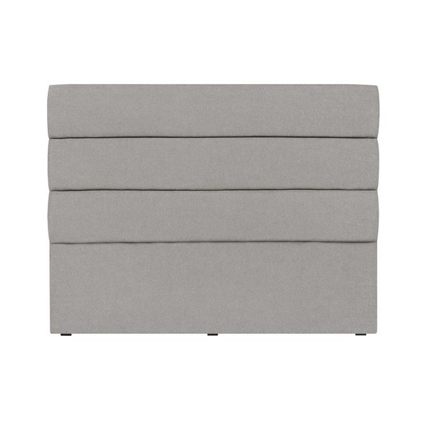 Testata grigio chiaro Pesaro, 160 x 120 cm - Mazzini Sofas