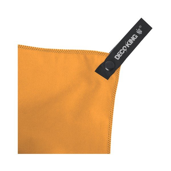 Set di asciugamano ad asciugatura rapida arancione e asciugamano EKEA, 70 x 140 cm + 30 x 50 cm Ekea - DecoKing-image-2