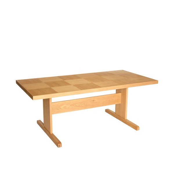 Tavolo da pranzo con effetto rovere 95x195 cm Skak – Hübsch