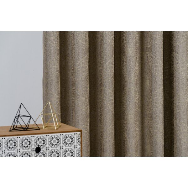 Tenda in oro 140x160 cm Elys - Mendola Fabrics-image-2