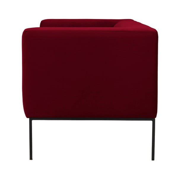 Divano in velluto rosso, 195 cm Neptune - Windsor & Co Sofas-image-3