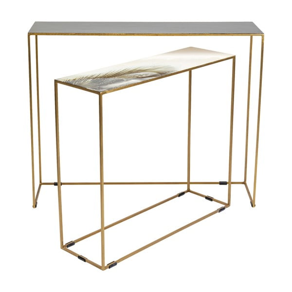 Set di 2 consolle in oro Charme - Kare Design-image-2