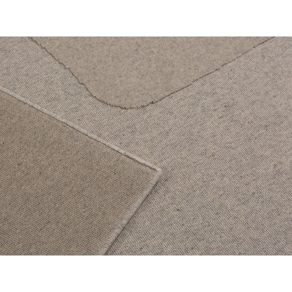Tappeto grigio tortora in lana 160x230 cm Abstract – Micadoni -image-2