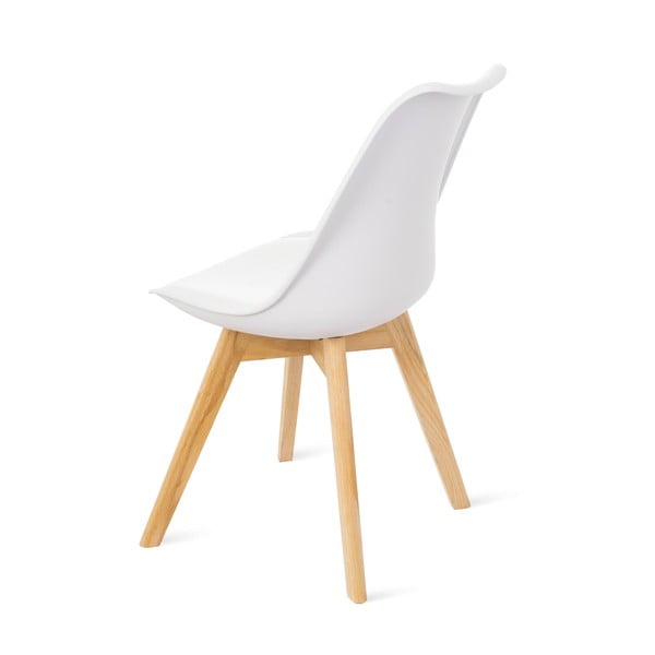 Set di 2 sedie bianche con gambe in faggio Retro - Bonami Essentials-image-2