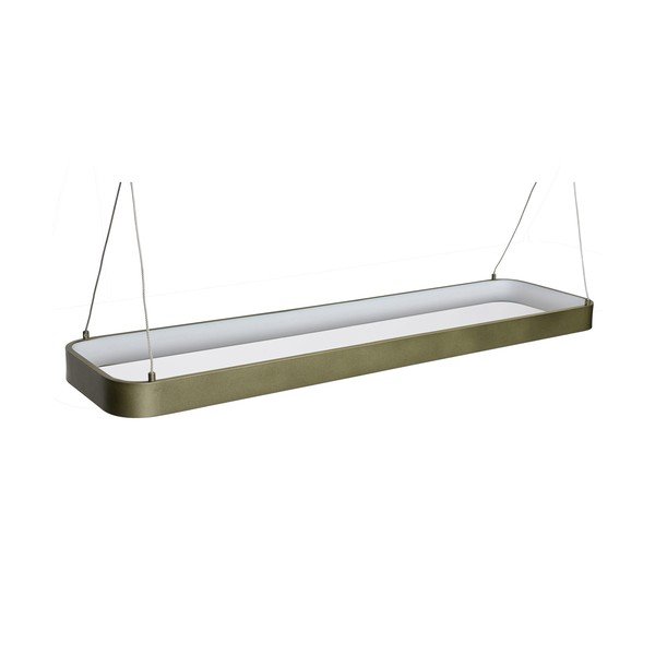 Lampadario LED verde con intensità regolabile Tube – Hübsch