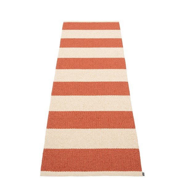 Passatoia da interno/esterno color mattone/color crema 70x225 cm Bob Brick – Pappelina