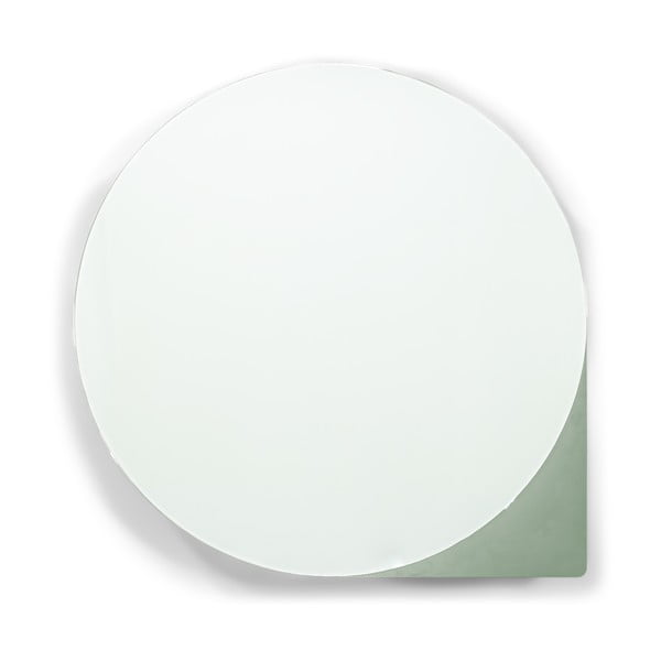 Mobile da bagno a sospensione in metallo grigio-verde con specchio 55x55 cm Sonnet - Spinder Design