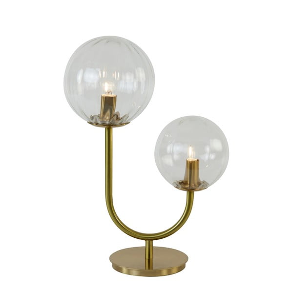 Lampada da tavolo color oro (altezza 43 cm) Magdala - Light & Living