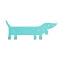 Attaccapanni in metallo turchese per bambini Sausage Dog - Rex London