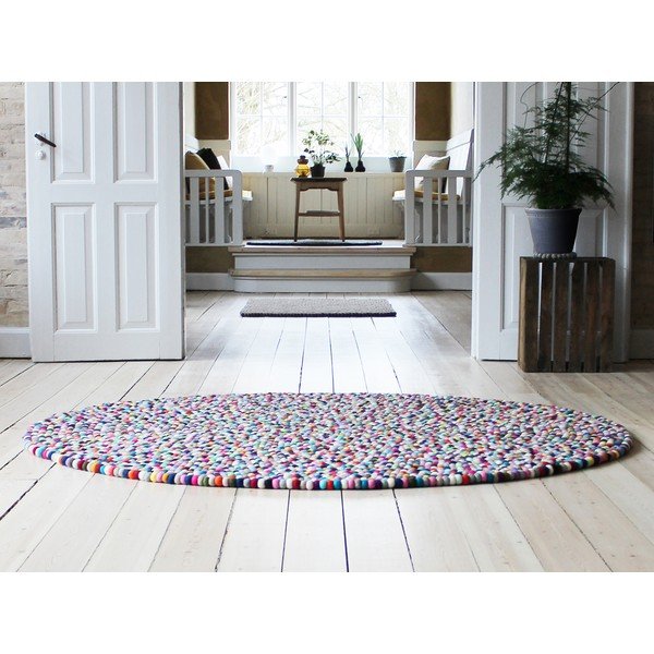 Tappeto in lana Multi Pang, ⌀ 200 cm Ball Rugs - Wooldot-image-2