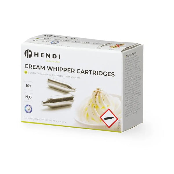 Set di 10 bombe in bottiglia alla panna montata - Hendi-image-1