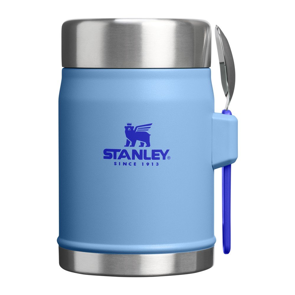 Borraccia termica blu in acciaio inox 400 ml Legendary Food Jar + Spork Blue Sky – Stanley | Thermos