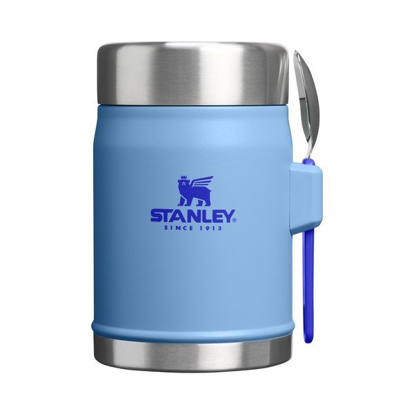 Borraccia termica blu in acciaio inox 400 ml Legendary Food Jar + Spork Blue Sky – Stanley