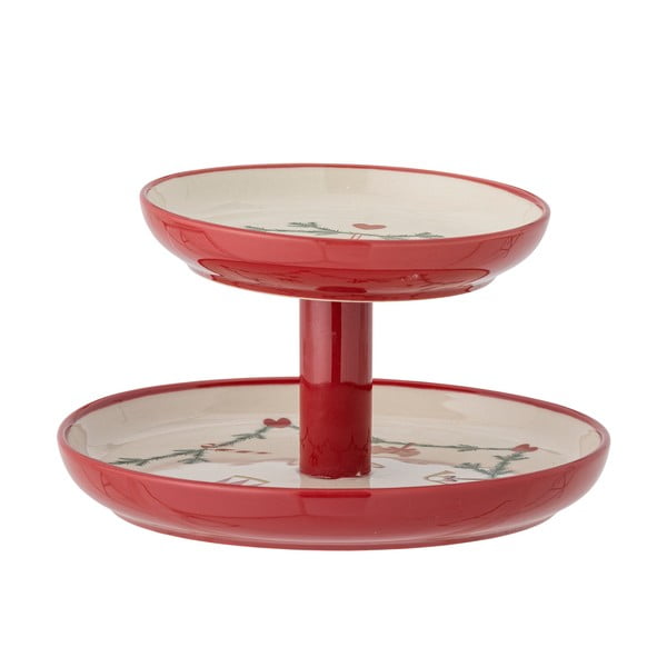 Alzatina in gres a tema natalizio Yule – Bloomingville