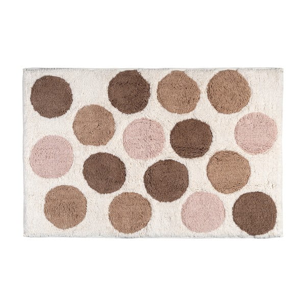 Tappetino per il bagno marrone/beige in cotone organico 60x90 cm Tibet – Wenko