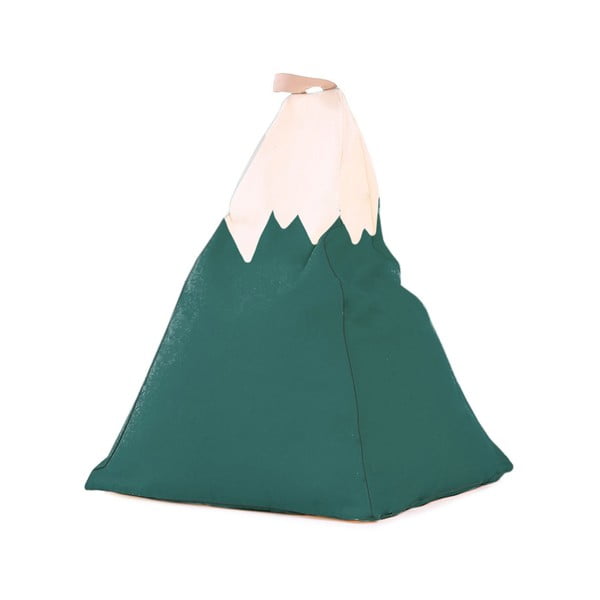 Borsa da salotto per bambini verde e beige Mountain - Little Nice Things