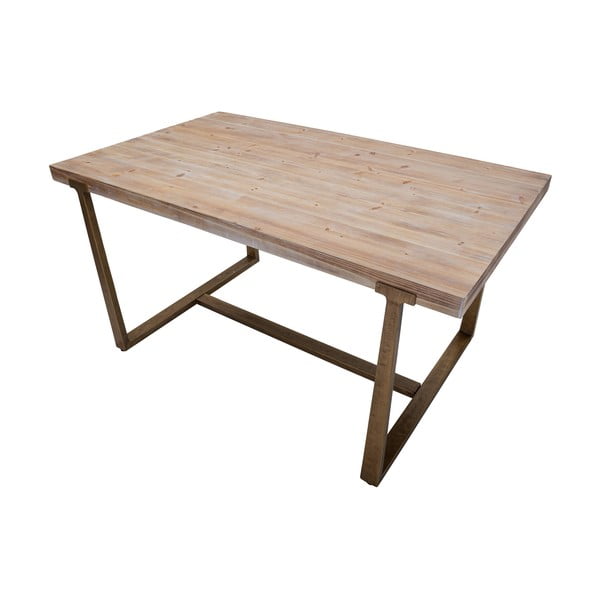 Tavolo da pranzo in colore naturale 150x90 cm Ankara - Mauro Ferretti-image-4