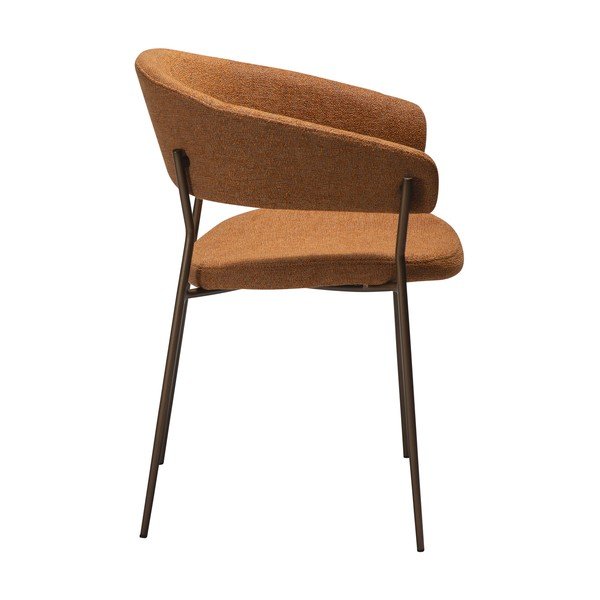 Sedia da pranzo arancione con braccioli Reboot – DAN-FORM Denmark-image-2