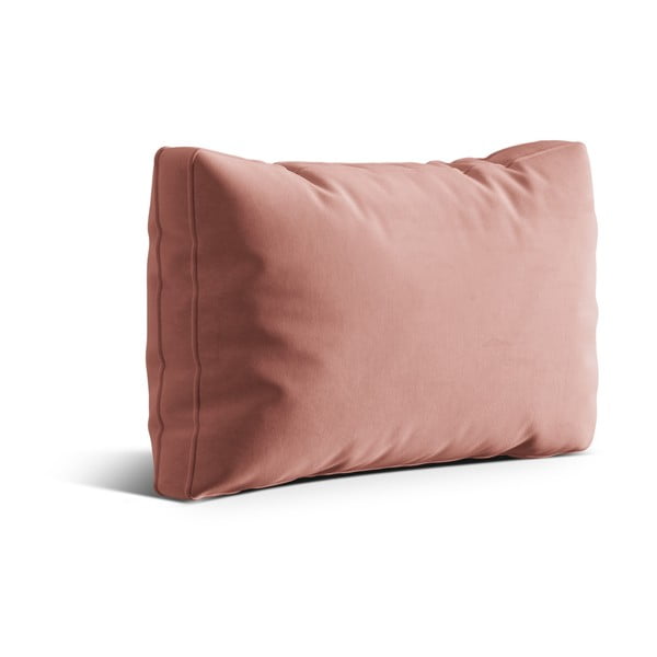 Cuscino per divano rosa con rivestimento in velluto Kemi – Cosmopolitan Design-image-1