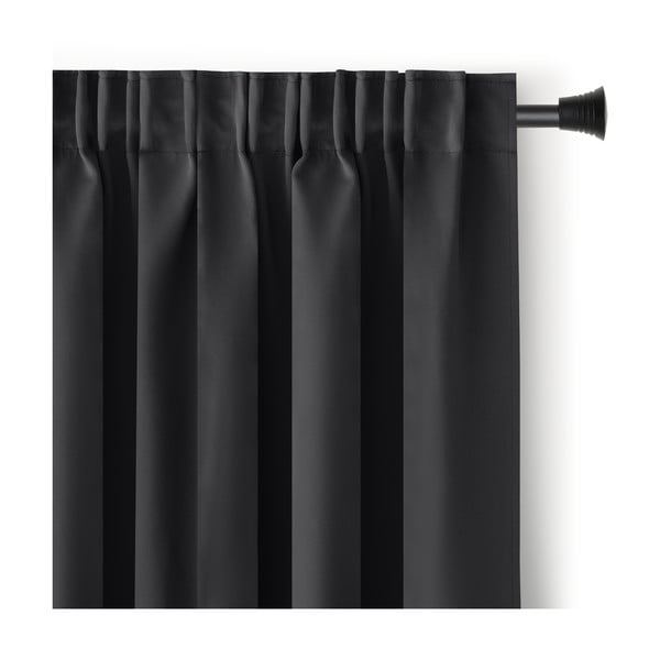 Tenda oscurante/termoisolante nera 140x245 cm Pleat – Restilo