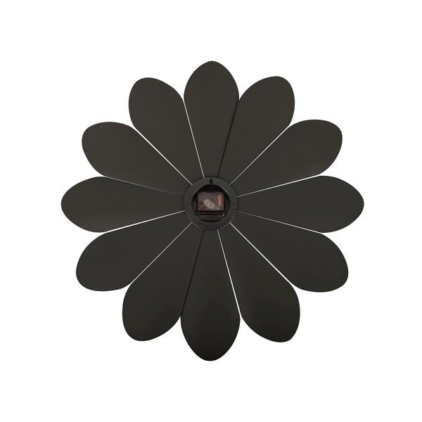 Orologio da parete nero , ø 60 cm Flower - Karlsson-image-3