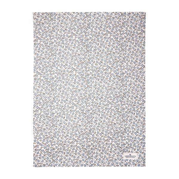 Asciugamano in cotone blu e bianco, 50 x 70 cm Addison - Green Gate
