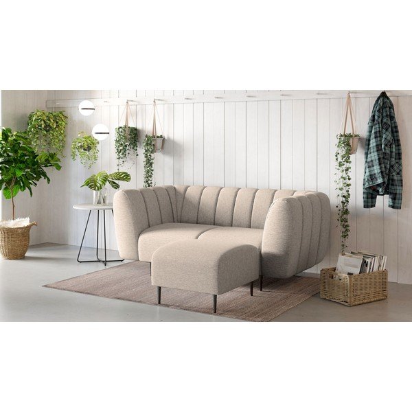 Poggiapiedi beige Shel – Ghado-image-3