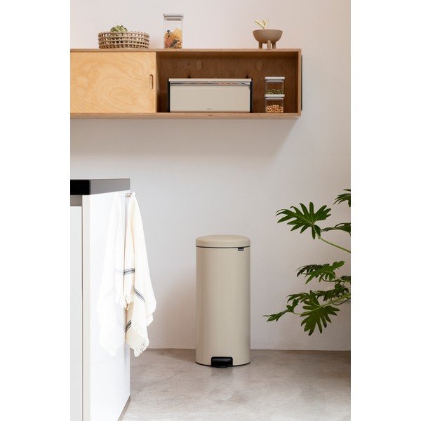 Bidone beige in acciaio 30 l NewIcon - Brabantia-image-4