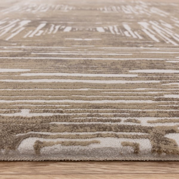 Tappeto beige 80x150 cm Kuza Lines Beige – Asiatic Carpets-image-4