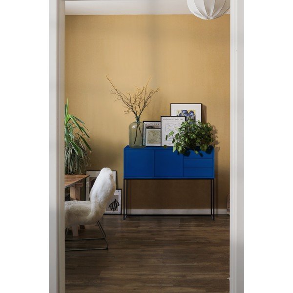 Cassettiera bassa blu 113x88,5 cm Scott - Really Nice Things-image-1