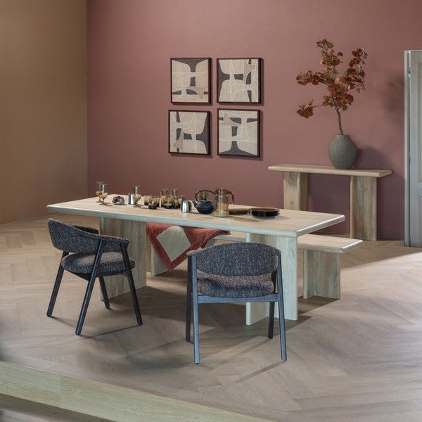 Tavolo da pranzo in mango massiccio 90x220 cm Ato – WOOOD-image-1