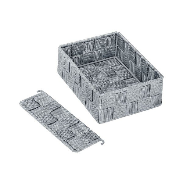 Organizer grigio con 2 scomparti Adria - Wenko-image-1